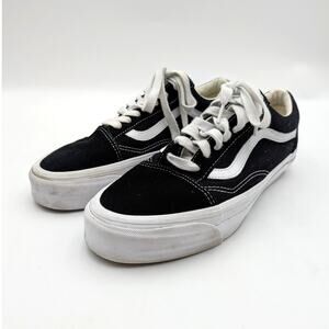 Vans Old Skool Low-Top Sneaker Shoes Lace-Up Unisex Black Size USW10.5/M9 EU42